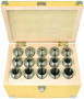 Set Vpenjalnih stročnic MK 2 / M10 7-delni, 2-12 mm, neposredno vpenjanje v pinolo